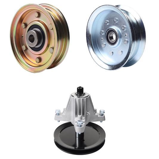 Products -  UDC Parts Mower Kit / Pulley 756-04224 + Pulley GY20629 + Spindle 618-06989 / Fits Craftsman T135 T140 T150 T1500 T1600 T1700 T1900 T2600