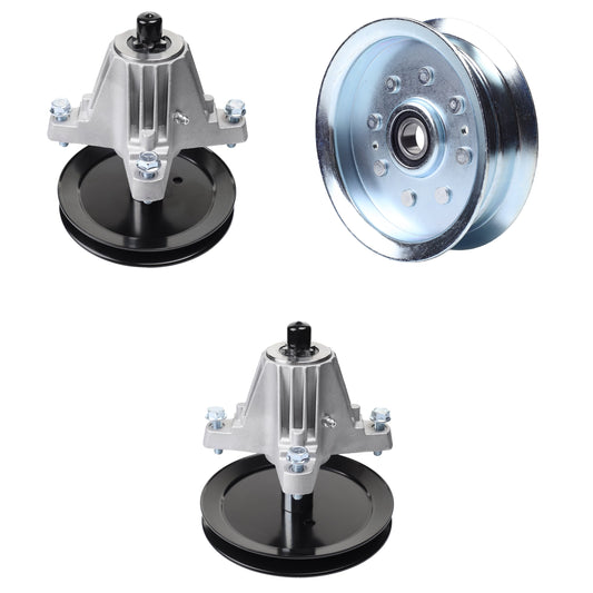 Products -  UDC Parts Mower Kit / Pulley GY20629 + Spindle 618-06989 + Spindle 918-06991 / Fits Troy-Bilt TB46 Hydro