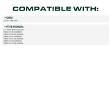  22431-VR8-N03 Mower Drive V-Belt Replacement for Honda HRN216 & More | 21-in Deck | Aramid Cord