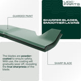  532405380 Lawn Mower Blades Replacement for Husqvarna 46 Inch YTH22V46 Z246 YT46LS YTH20K46 YTH21K46 YTH22K46 YTA22V46 RZ4623 Craftsman CMXGZAM110147 594892801 Ariens / Medium Lift 2 Pack