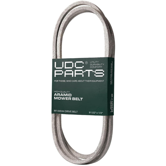 M144044 Mower Drive Belt Replacement for John Deere X300, X380, LT180 & More | Aramid Cord