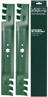  942-0616A 6 Star Lawn Mower Blades Replacement for Cub Cadet 42 Inch XT1 LT42 RZT42 LTX1040 Craftsman T110 T210 742-0616A 942-0616 742-0616 Troy Bilt Huskee LT4200 / 2 Pack Gator Mulching