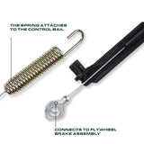  115-8439 Blade Brake Cable Replacement for Toro 22 inch 20333 20373 20333C 20376 20958 21772 21764 Recycler Lawn Mowers