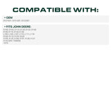  GY21641 Push Pull PTO Control Cable Replacement for John Deere GY21287 D100 D105 D110 D120 D125 D130 X105 X125 X145 107S GY22387 S100 S120 Lawn Tractors