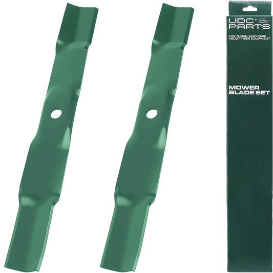 Aftermarket John Deere Mower Parts -  M170642 Mower Blades Replacement for John Deere 42 Inch UC22008 S220 Z315E Z320M Z320R Z335E Z335M Z345M Z345R / 2 Pack Mulching