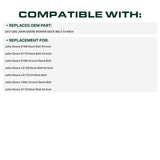 GX21395 Mower Deck Belt Replacement for John Deere D170, E180, LA175 & More | 54-in Deck | Aramid Cord