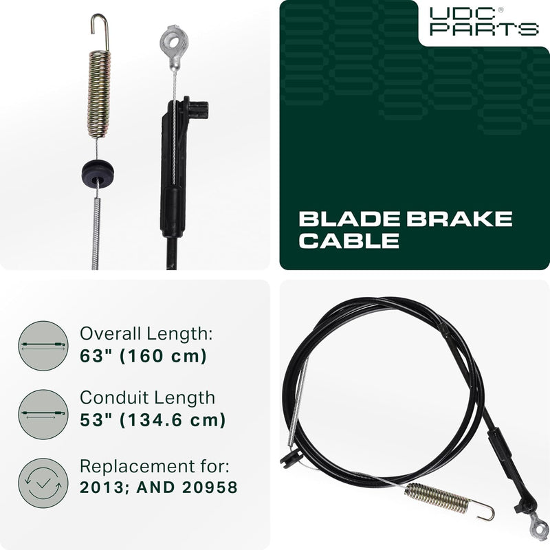 115-8439 Blade Brake Cable Replacement for Toro 22 inch 20333 20373 20333C 20376 20958 21772 21764 Recycler Lawn Mowers