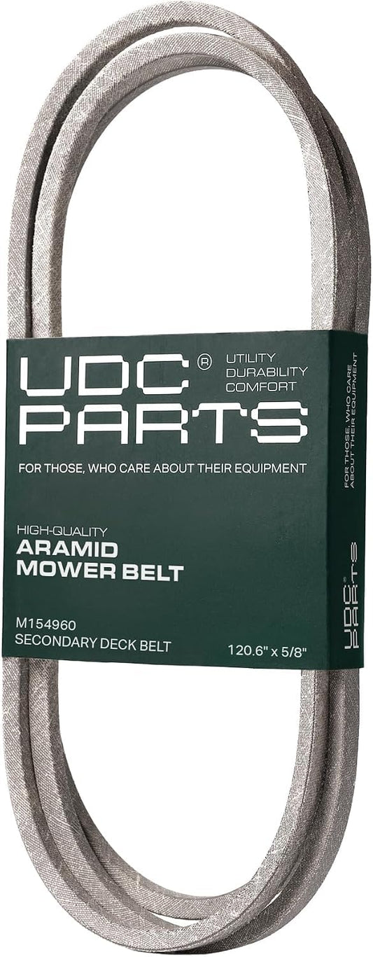 Products - M154960 Mower Secondary Deck Belt Replacement for John Deere X320, X500 & More | 54-in Deck | Aramid Cord