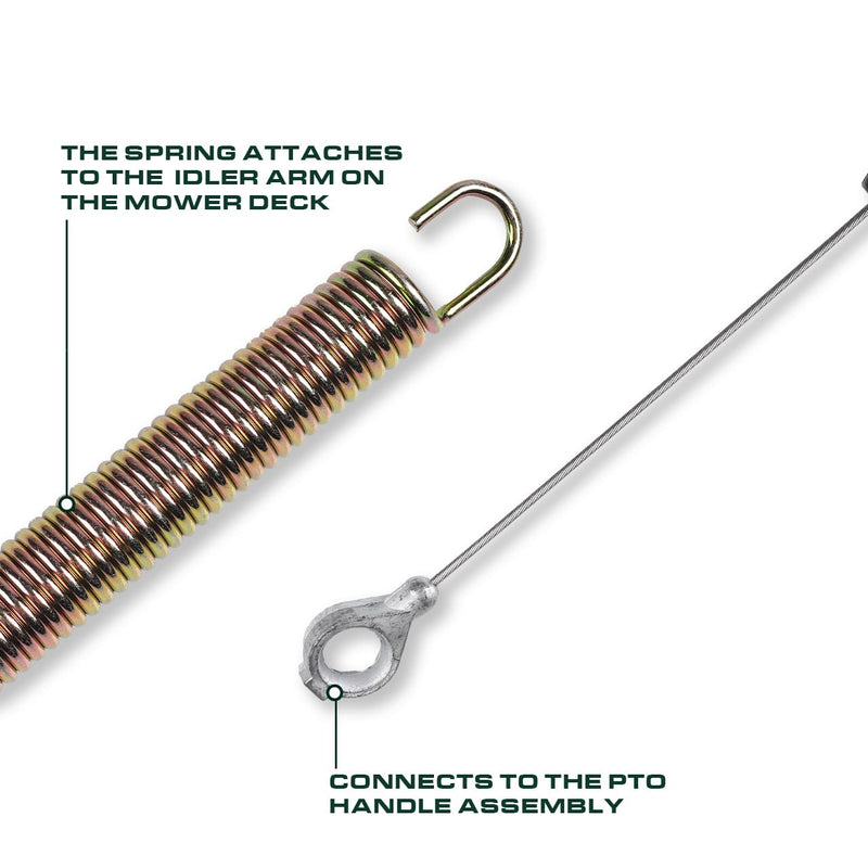  GY21106 PTO Shift Lever Cable Replacement for John Deere LA100 LA105 LA110 LA115 LA120 LA125 LA135 L100 L105 L107 L108 L110 L111 L118 L120 X110 X120 102 105 GY20156 Sabre Sabo Lawn Tractor