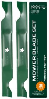  532405380 Lawn Mower Blades Replacement for Husqvarna 46 Inch YTH22V46 Z246 YT46LS YTH20K46 YTH21K46 YTH22K46 YTA22V46 RZ4623 Craftsman CMXGZAM110147 594892801 Ariens / Medium Lift 2 Pack