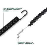  946-04173E Deck Engagement Cable Replacement for MTD Troy Bilt 946-04173C 746-04173B 746-04173 746-04173A 946-04173B 946-04173D 746-04173C 746-04173D 746-04173E Bronco Horse Pony LT1500