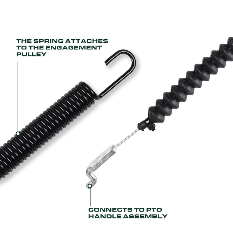 946-04173E Deck Engagement Cable Replacement for MTD Troy Bilt 946-04173C 746-04173B 746-04173 746-04173A 946-04173B 946-04173D 746-04173C 746-04173D 746-04173E Bronco Horse Pony LT1500