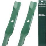  AM137327 Side Discharge Mower Blades Replacement for John Deere 42 Inch M154061 AM141032 EZtrak Z235 Z225 / 2 Pack High lift