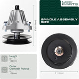  618-06981 Spindle Assembly / 50 inch deck / Replacement for MTD 918-06981 Cub Cadet Columbia Troy Bilt XT1-LT50 XT2-LX50 TB2350