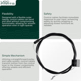  104-8677 Brake Cable Replacement for Toro Recycler 22'' 20001 20003 20005 20007 20008 20009 20012 20016 20019 20069 20071 20072 20094 Lawn Mowers 20636 20990 20995 Lawn-Boy 10662 10682 10780