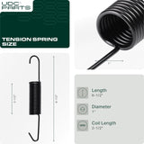  GX21582 Tension Spring / 2 pcs / Replacement for John Deere GX20377 L120 L130 LA130 LA140 LA145 X140 145 D140 D150 D155 D160 D170 G110 Sabre 1642HS 1742HS