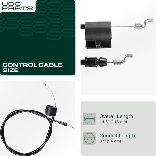Control Cable -  2034B Operator Presence Control Cable Replacement for Swisher ST60022Q ST67522BS ST67522Q ST50022STDQ ST6002212V ST60022DXQ12RK ST65022Q High Wheel Trimmers