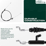  946-04661A 51-inch Control Cable Replacement for Troy Bilt TB110 TB230 TB100 TB130XP TB240 TB280ES TB330 746-04661A 946-04661 746-04661 MTD Cub Cadet Craftsman Yard Machines