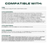  174368, 532174368 Mower Deck Belt Replacement for Craftsman, Husqvarna & More | 48-in Deck | Aramid Cord