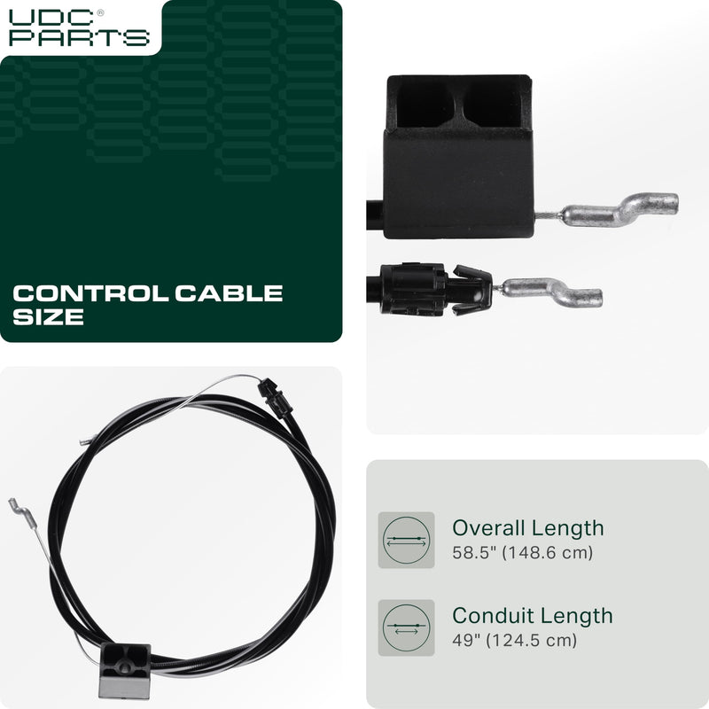  104-8677 Brake Cable Replacement for Toro Recycler 22'' 20001 20003 20005 20007 20008 20009 20012 20016 20019 20069 20071 20072 20094 Lawn Mowers 20636 20990 20995 Lawn-Boy 10662 10682 10780