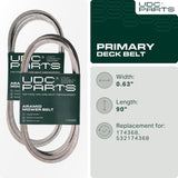  174368, 532174368 Mower Deck Belt Replacement for Craftsman, Husqvarna & More | 48-in Deck | Aramid Cord