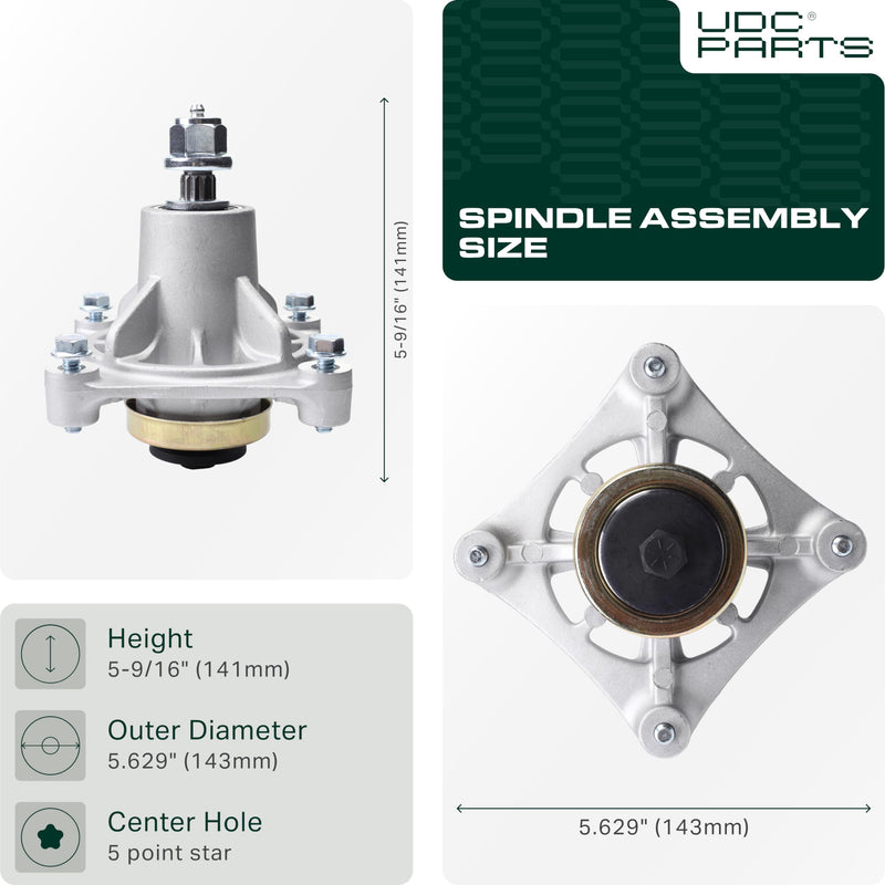 UDC Parts 532174356 Spindle Assembly / 48 inch deck / for AYP 174356 174358 Husqvarna 587125201 532174358