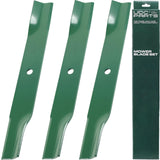  603995 Mower Blades Replacement for Hustler Raptor 52 Inch 795526 783753 30227-52X Mini Z FasTrak SD X-ONE Super S Sport Hustler Z 931899 935817 931949 927236 / High Lift Mulching 3 Pack