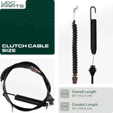  946-04618C Deck Engagement Cable Replacement for Cub Cadet LTX 1045 LTX 1040 946-04618 946-04618A 946-04618B 746-04618 746-04618A 746-04618B 746-04618C MTD Troy Bilt LTX 1042