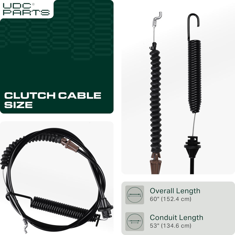  946-04618C Deck Engagement Cable Replacement for Cub Cadet LTX 1045 LTX 1040 946-04618 946-04618A 946-04618B 746-04618 746-04618A 746-04618B 746-04618C MTD Troy Bilt LTX 1042