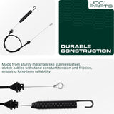  946-04092 Deck Engagement Cable Replacement for MTD Troy Bilt 746-04092 Toro 112-0504 PTO Clutch Cable LX420 LX425 LX460 LX465 Lawn Mowers