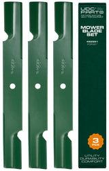  UDC Parts 482881 Mower Blades Replacement for Scag 61 Inch STTII-61V-31BV STTII-61V-35BV STTII-61V-37BV-EFI STTII-61V-40BV-EFI STT61V-35BVAC SCZ61V-27FX SCZ61V-31FX SCZ61V-32CV / 3 Pack High Lift