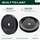  532129861 Idler Pulley / 42 48 54 inch deck / Replacement for Craftsman Husqvarna Poulan 129861 153535 173436 177865 532173436 532153535