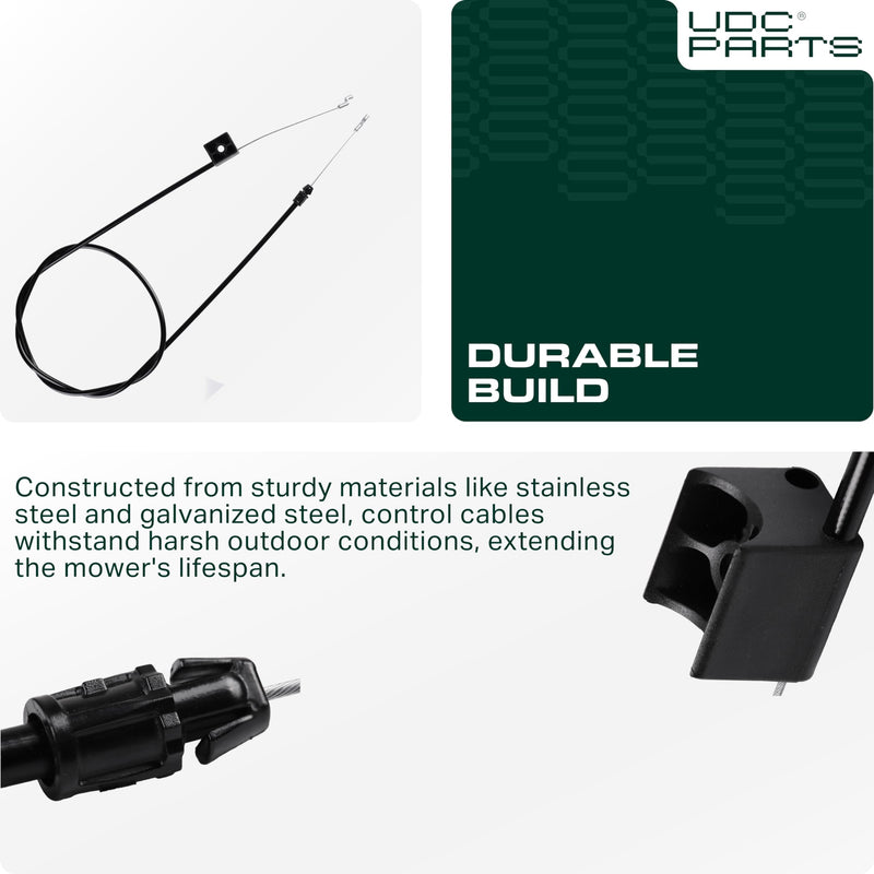  104-8677 Brake Cable Replacement for Toro Recycler 22'' 20001 20003 20005 20007 20008 20009 20012 20016 20019 20069 20071 20072 20094 Lawn Mowers 20636 20990 20995 Lawn-Boy 10662 10682 10780