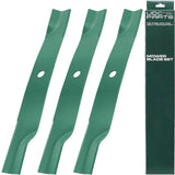  TCU15881 High Lift Blades Replacement for John Deere 60 Inch UC15158 Ztrak Z915E Z994R Z955R Z955R Z965M EZtrak Z665 X710 X730 X738 X739 X744 X748 X749 Quik-trak Q820M Q850M Q850R / 3 Pack