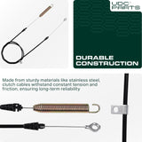  GY21106 PTO Shift Lever Cable Replacement for John Deere LA100 LA105 LA110 LA115 LA120 LA125 LA135 L100 L105 L107 L108 L110 L111 L118 L120 X110 X120 102 105 GY20156 Sabre Sabo Lawn Tractor