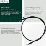  946-04661A 51-inch Control Cable Replacement for Troy Bilt TB110 TB230 TB100 TB130XP TB240 TB280ES TB330 746-04661A 946-04661 746-04661 MTD Cub Cadet Craftsman Yard Machines