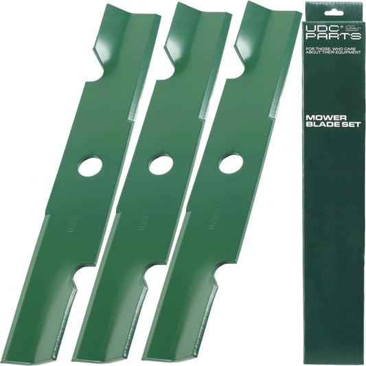 Aftermarket Lazer Mower Parts -  103-6401 Mower Blades Replacement for Exmark 48 Inch 103-6401-S 103-6381-S 103-6381 103-6391-S 103-6391 103-6396 103-6396-S Lazer Z Turf Tracer Quest SP Vantage / High Lift Mulching / 3 Pack