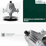  918-06991 Spindle Assembly / 42 inch deck / Replacement for MTD Cub Cadet 618-06991 T1000 T1200 T1400 T1800