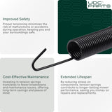  GX21582 Tension Spring / 2 pcs / Replacement for John Deere GX20377 L120 L130 LA130 LA140 LA145 X140 145 D140 D150 D155 D160 D170 G110 Sabre 1642HS 1742HS