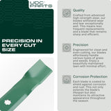  GY20852 Mower Blades 48 Inch Replacement for John Deere D140 E140 S140 Z355E GX21784 GX21786 S170 E170 LA130 LA145 D160 S160 E160 E150 GX21785 AM137757 AM141035 / High Lift Mulching 3 Pack