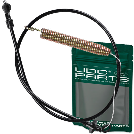 AYP Aftermarket Parts - UDC Parts 175067 Deck Clutch Cable for 42 inch Craftsman LT1000 LT2000 DLT 3000 Husqvarna AYP Poulan Jonsered Ariens Ryobi 169676 532169676 532175067 532193235 21547197 Lawn Tractors