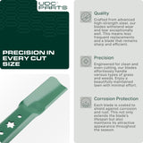  942-05056A Mower Blades 6 Point Star Replacement for Cub Cadet Ultima 54 Inch Craftsman Z560 T310 Z6900 Troy Bilt Mustang XT1 XT2 RZT L54 942-05056 742-05056 742-05056A / 3 Pack