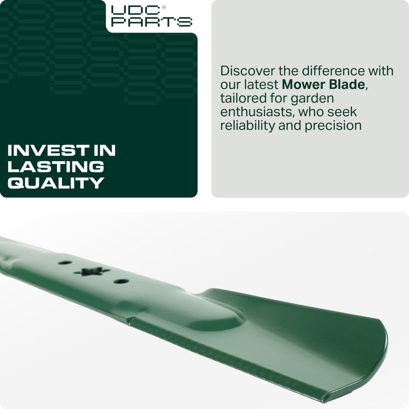  942-04308 Lawn Mower Blades 6 Point Star Replacement for Cub Cadet 42 inch 942-04308A 942-04308-X Craftsman T110 942-04312 XT1 LT42 LTX1040 Troy Bilt Pony Bronco / High Lift Mulching 2 Pack