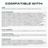  196103 Mower Deck Belt Replacement for Husqvarna 532196103 587686701 LGT2654 YTH24V54 54 Inch Craftsman Poulan / Aramid Cord / 147.50 inches