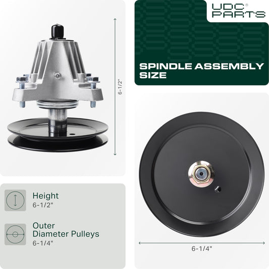  918-06977A Spindle Assembly / 46 inch deck / Replacement for MTD 490-130-C014 618-06977A 618-06977 Cub Cadet LT46 LX46 Craftsman 20442 Pro Lawn Tractor