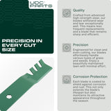  GY20850 Mower Blades Replacement for John Deere 42 inch D110 D130 D105 S100 E100 E120 E130 Z225 GX22151 AM141033 AM141031 AM141034 X305R D100 LA105 LA115 E110 / Gator Mulching Blades 2 Pack