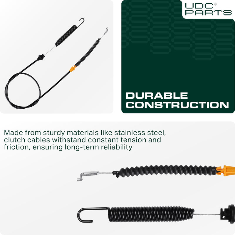  946-04173E Deck Engagement Cable Replacement for MTD Troy Bilt 946-04173C 746-04173B 746-04173 746-04173A 946-04173B 946-04173D 746-04173C 746-04173D 746-04173E Bronco Horse Pony LT1500