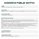  754-0370 Upper Drive Belt Replacement for MTD 954-0370 OEM-754-0370 490-501-M045 Troy Bilt Yard Man White Outdoor Lawn Tractors / Aramid Cord / 48.00 inches