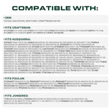  532197242 Deck Belt Replacement for Husqvarna 48 Inch YTH24V48 YTH24K48 YTH2348 YTA24V48 593773401 197242 532 19 72-42 Poulan Craftsman 2348LS GTH2448T YTH23V48 / Aramid Cord / 138.20 inches