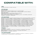  946-04661A 51-inch Control Cable Replacement for Troy Bilt TB110 TB230 TB100 TB130XP TB240 TB280ES TB330 746-04661A 946-04661 746-04661 MTD Cub Cadet Craftsman Yard Machines